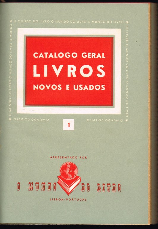 CATÁLOGO GERAL (1 e 2) LIVROS NOVOS E USADOS - Mundo do Livro